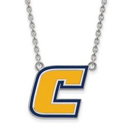 UT Chattanooga Mocs Large Pendant Necklace in Sterling Silver 6.39 gr