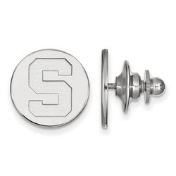 Michigan State University Spartans Lapel Pin in Sterling Silver 1.98 gr