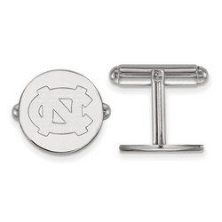 University of North Carolina Tar Heels Cuff Link in Sterling Silver 3.30 gr