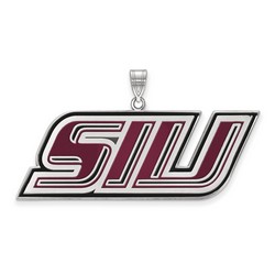 Southern Illinois University SIU Salukis Large Sterling Silver Pendant 6.17 gr