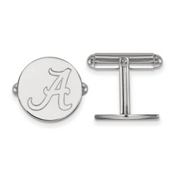 University of Alabama Crimson Tide Cuff Link in Sterling Silver 6.52 gr