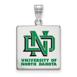 University of North Dakota Fighting Hawks Large Sterling Silver Pendant 3.97 gr