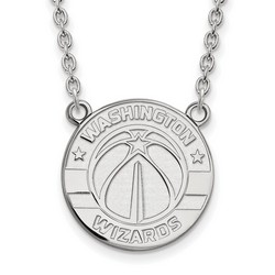 Washington Wizards Large Pendant Necklace in Sterling Silver 6.38 gr