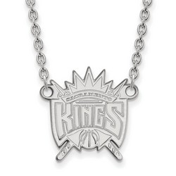 Sacramento Kings Large Pendant Necklace in Sterling Silver 5.58 gr