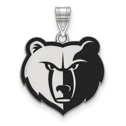 Memphis Grizzlies Large Pendant in Sterling Silver 2.99 gr