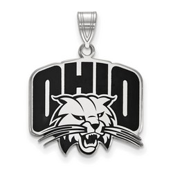 Ohio University Bobcats Large Pendant in Sterling Silver 3.58 gr
