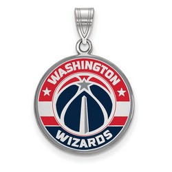 Washington Wizards Large Pendant in Sterling Silver 2.46 gr