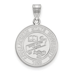 Appalachian State University Mountaineers Large Crest in Sterling Silver 2.95 gr