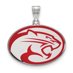 University of Houston Cougars Large Pendant in Sterling Silver 4.41 gr