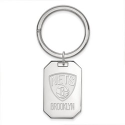 Brooklyn Nets Key Chain in Sterling Silver 11.94 gr