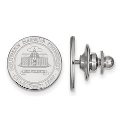 Southern Illinois University SIU Salukis Sterling Silver Crest Lapel Pin 2.30 gr