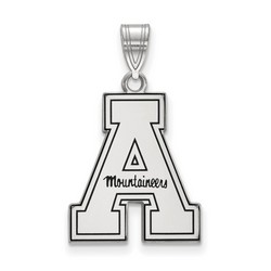 Appalachian State University Mountaineers Large Sterling Silver Pendant 2.52 gr