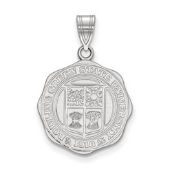 Bowling Green State University Falcons Large Crest in Sterling Silver 2.84 gr