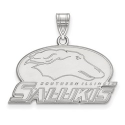 Southern Illinois University SIU Salukis Medium Sterling Silver Pendant 4.38 gr