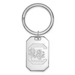 University of South Carolina Gamecocks Key Chain in Sterling Silver 11.99 gr