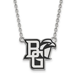 Bowling Green State University Falcons Large Necklace in Sterling Silver 6.18 gr