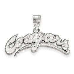 Washington State Cougars Large Pendant in Sterling Silver 1.99 gr