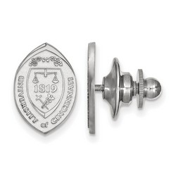 University of Cincinnati Bearcats Crest Lapel Pin in Sterling Silver 1.22 gr