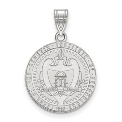 Georgia Tech Yellow Jackets Large Crest in Sterling Silver 3.14 gr