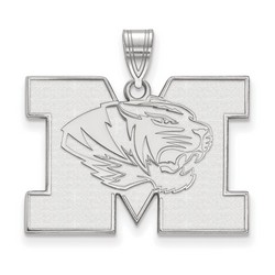 University of Missouri Tigers Large Pendant in Sterling Silver 3.94 gr