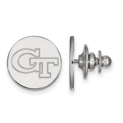 Georgia Tech Yellow Jackets Lapel Pin in Sterling Silver 2.31 gr