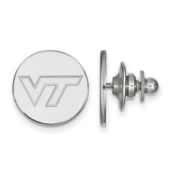 Virginia Tech Hokies Lapel Pin in Sterling Silver 2.17 gr