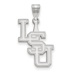 Louisiana State University LSU Tigers Large Pendant in Sterling Silver 2.03 gr