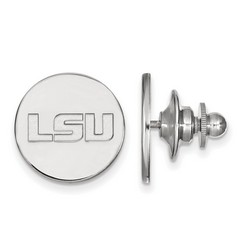 Louisiana State University LSU Tigers Lapel Pin in Sterling Silver 3.71 gr