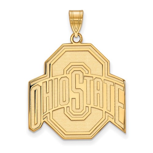 Ohio State University Buckeyes XL Pendant in 10k Yellow Gold 3.32 gr