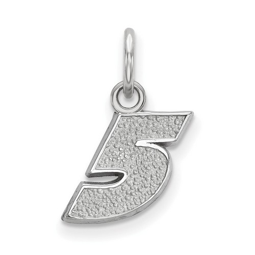Kasey Kahne #5 Half Inch Number Charm In Sterling Silver