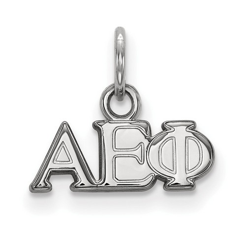 Alpha Epsilon Phi Sorority XS Pendant in Sterling Silver 0.75 gr