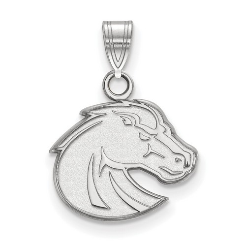 Boise State University Broncos Small Pendant in Sterling Silver 1.39 gr