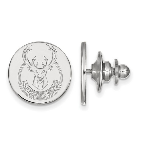 Milwaukee Bucks Lapel Pin in Sterling Silver 2.20 gr