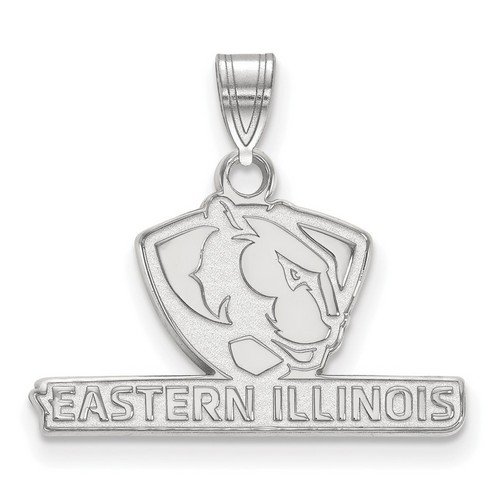 Eastern Illinois EIU Fighting Panthers Small Pendant in Sterling Silver 1.69 gr