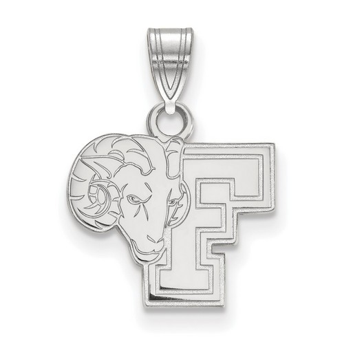 Fordham University Rams Small Pendant in Sterling Silver 1.34 gr