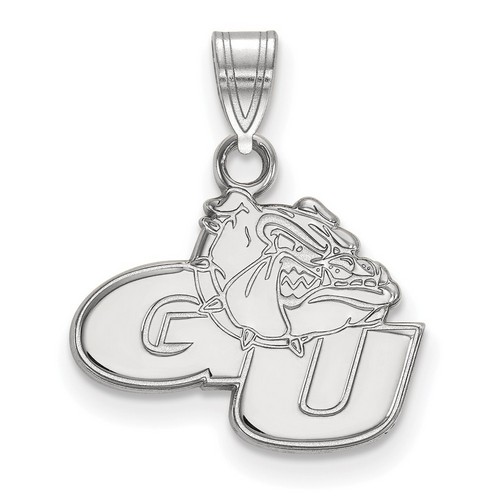 Gonzaga University Bulldogs Small Pendant in Sterling Silver 1.59 gr
