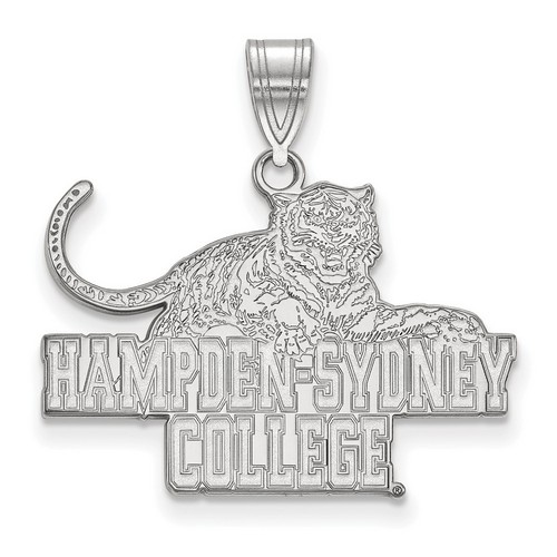 Hampden Sydney College Tigers Large Pendant in Sterling Silver 3.54 gr