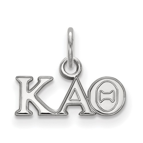 Kappa Alpha Theta Sorority XS Pendant in Sterling Silver 0.75 gr