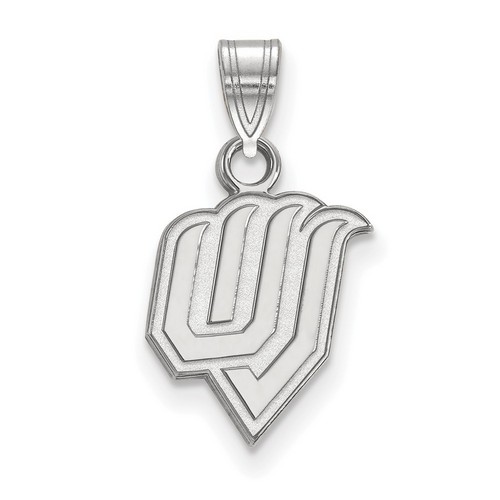 Utah Valley State Wolverines Small Pendant in Sterling Silver 1.04 gr