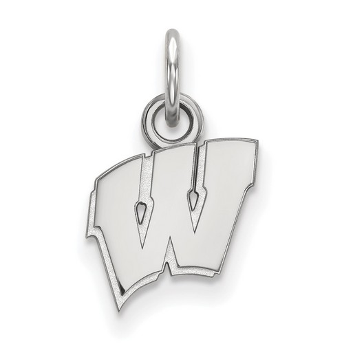 University of Wisconsin Badgers XS Pendant in Sterling Silver 0.75 gr