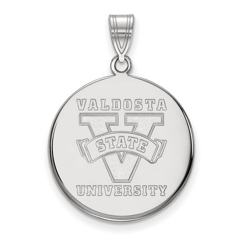 Valdosta State University Blazers Large Disc Pendant in Sterling Silver 4.46 gr