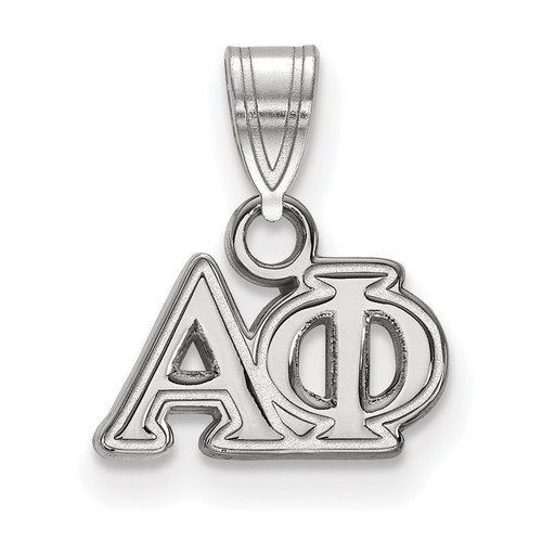 Alpha Phi Sorority Small Pendant in Sterling Silver 1.27 gr