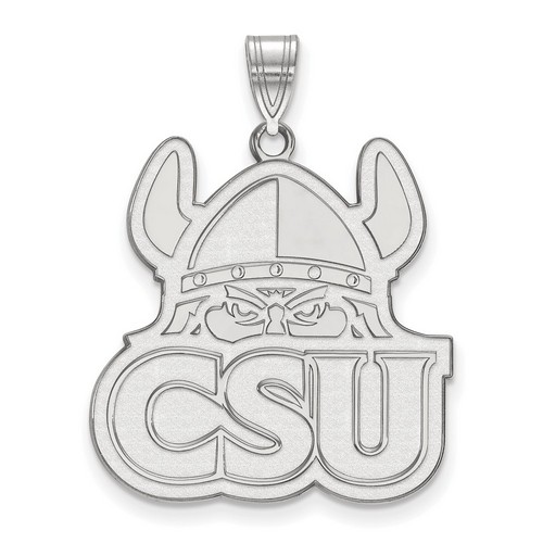 Cleveland State University Vikings XL Pendant in Sterling Silver 5.25 gr