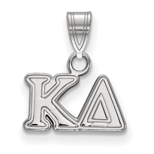Kappa Delta Sorority Small Pendant in Sterling Silver 0.93 gr