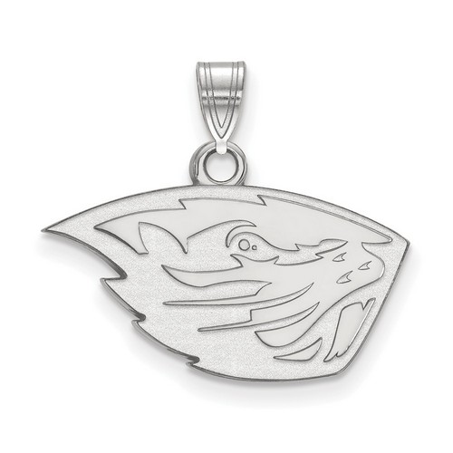 Oregon State University Beavers Small Pendant in Sterling Silver 1.96 gr