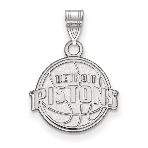 Detroit Pistons Small Pendant in Sterling Silver 1.53 gr