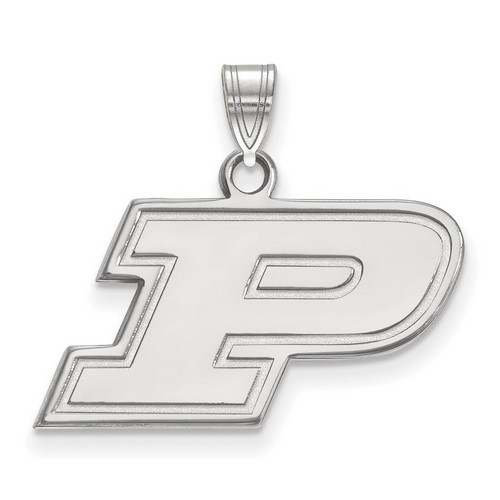 Purdue University Boilermakers Small Pendant in Sterling Silver 2.46 gr