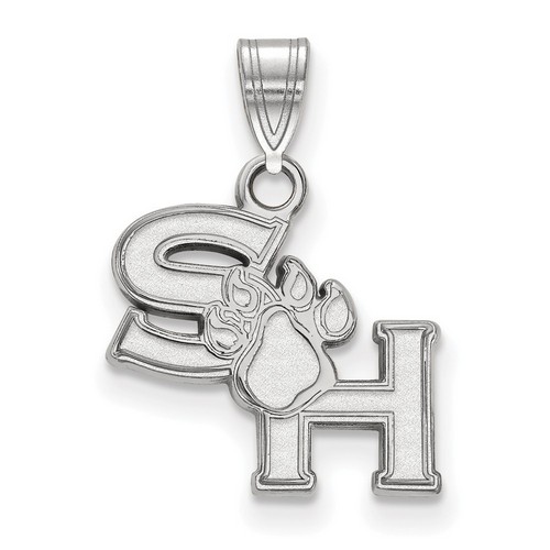 Sam Houston State University Bearkats Small Pendant in Sterling Silver 1.12 gr