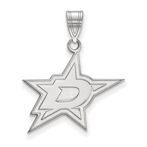 Dallas Stars Large Pendant in Sterling Silver 1.89 gr