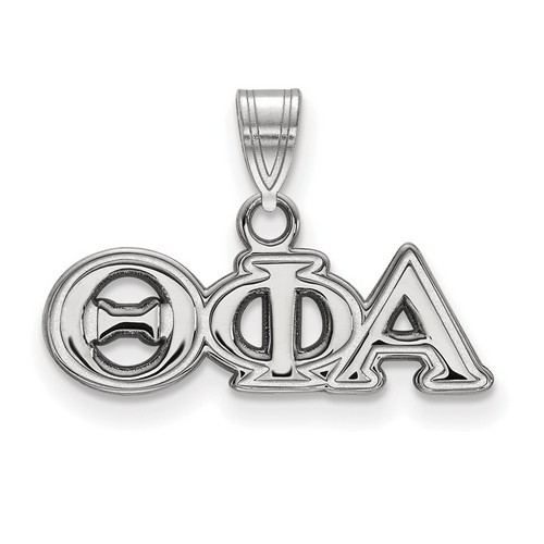Theta Phi Alpha Sorority Small Pendant in Sterling Silver 1.65 gr